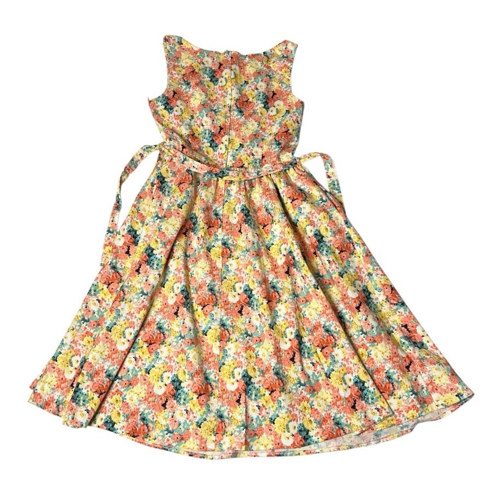 VOODOO VIXEN Floral Dress Fit & Flare Sleeveless Retro Pin Up Size Medium - Picture 7 of 12